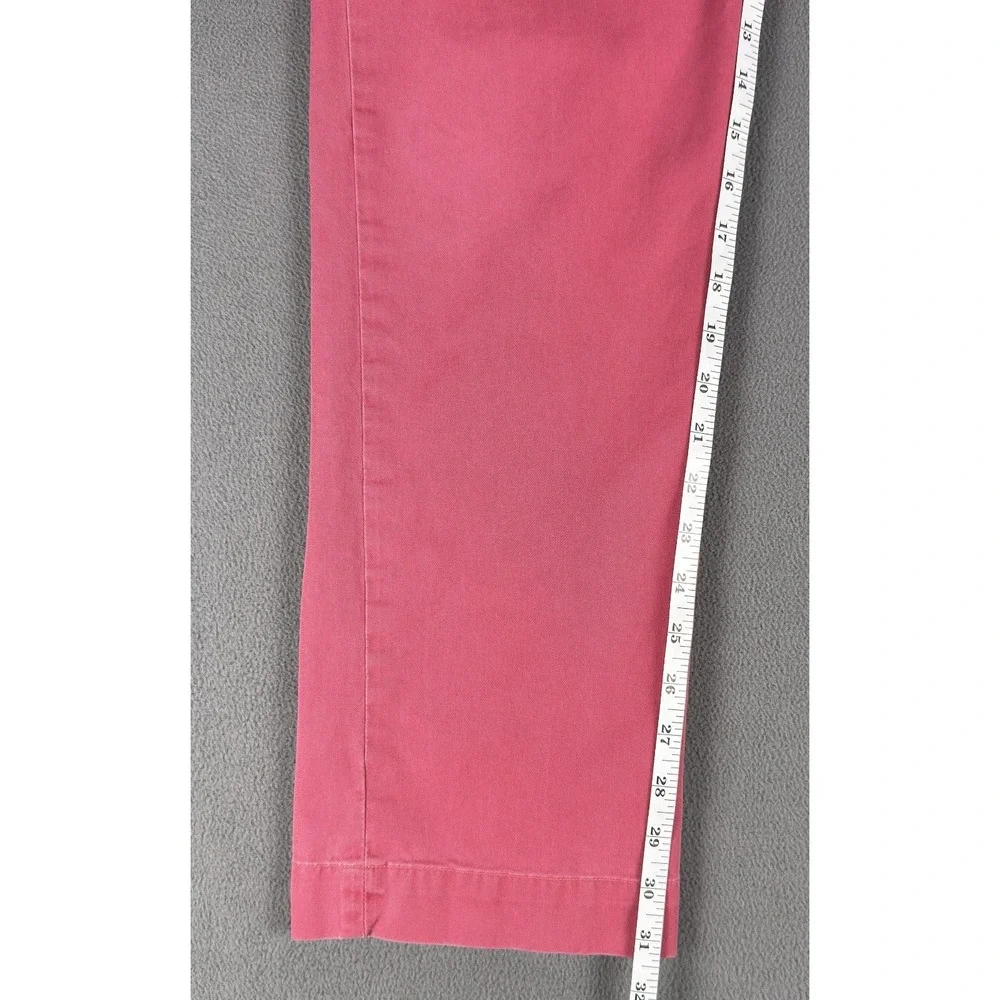Polo Ralph Lauren Pants 33x32 Pink Straight‎ Classic Cotton Twill Prep Pony Logo